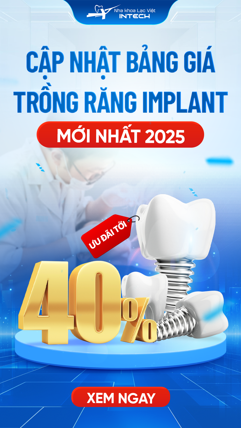 Bảng giá trồng răng implant