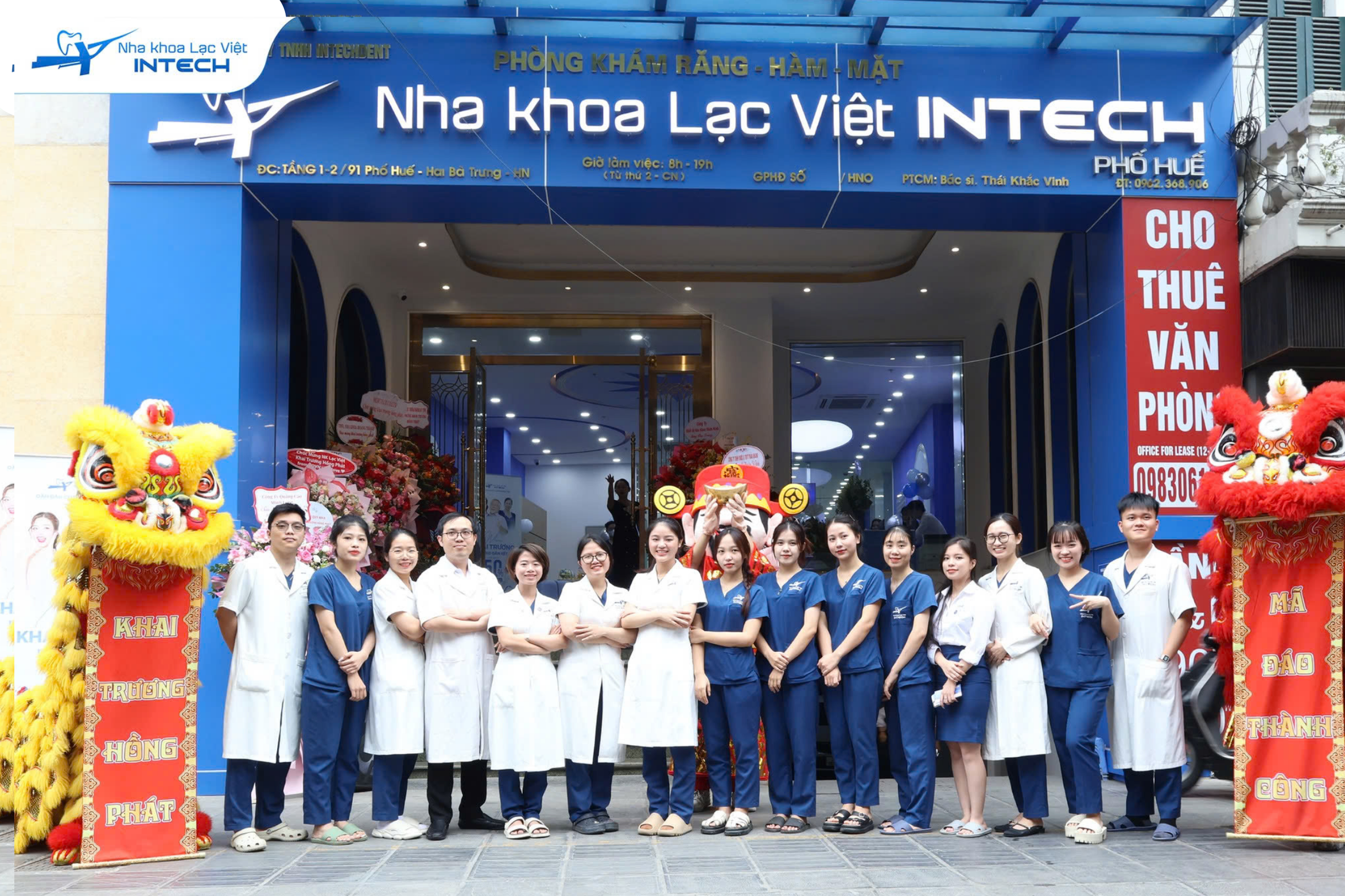 Nha khoa Lạc Việt Intech được nhiều người lựa chọn và tin tưởng để thực hiện phục hình răng sứ thẩm mỹ