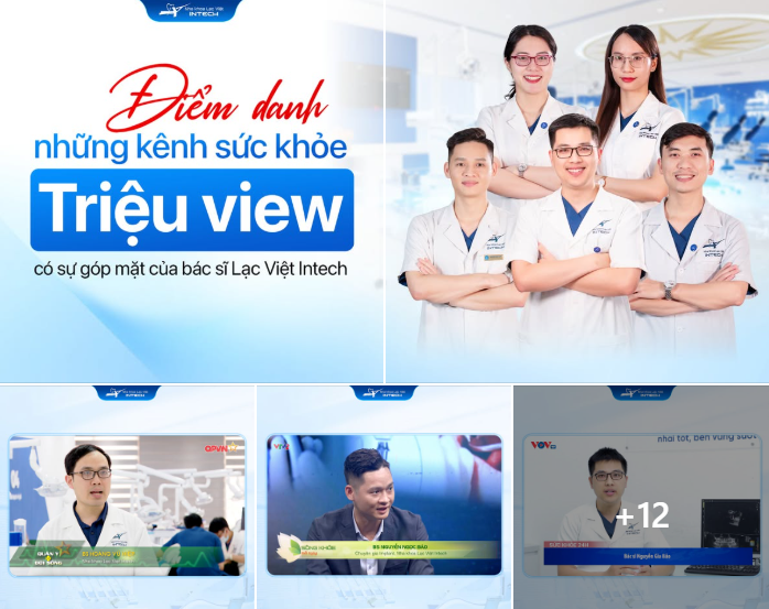 Bác sĩ nha khoa Lạc Việt Intech khẳng định uy tín khi thường xuyên xuất hiện trên sóng truyền hình Quốc gia.