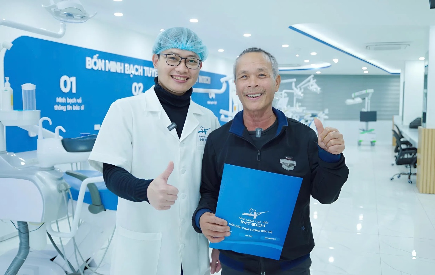 Bác sĩ Chiến Nha khoa Lạc Việt Intech được nhiều khách hàng phản hồi tích cực về sự tận tâm.