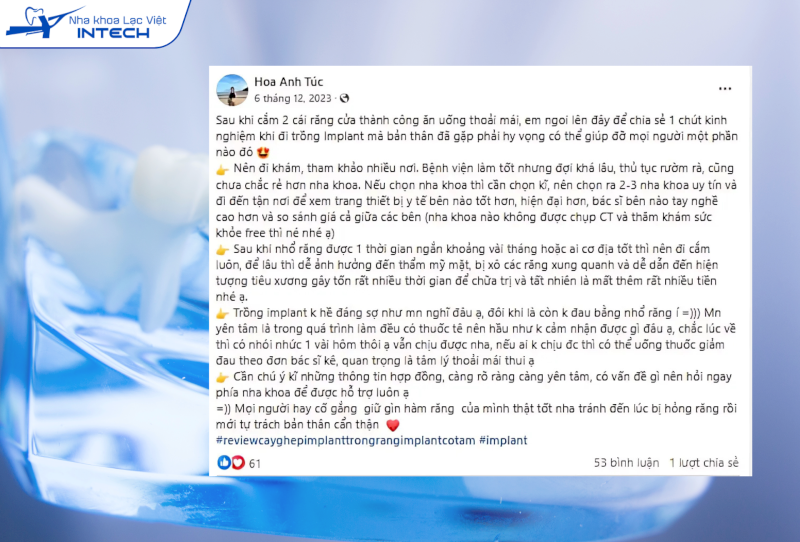 Các nha khoa lớn, uy tín vẫn đảm bảo hiệu quả phục hình nhưng phục vụ nhanh chóng và ít phải chờ đợi hơn
