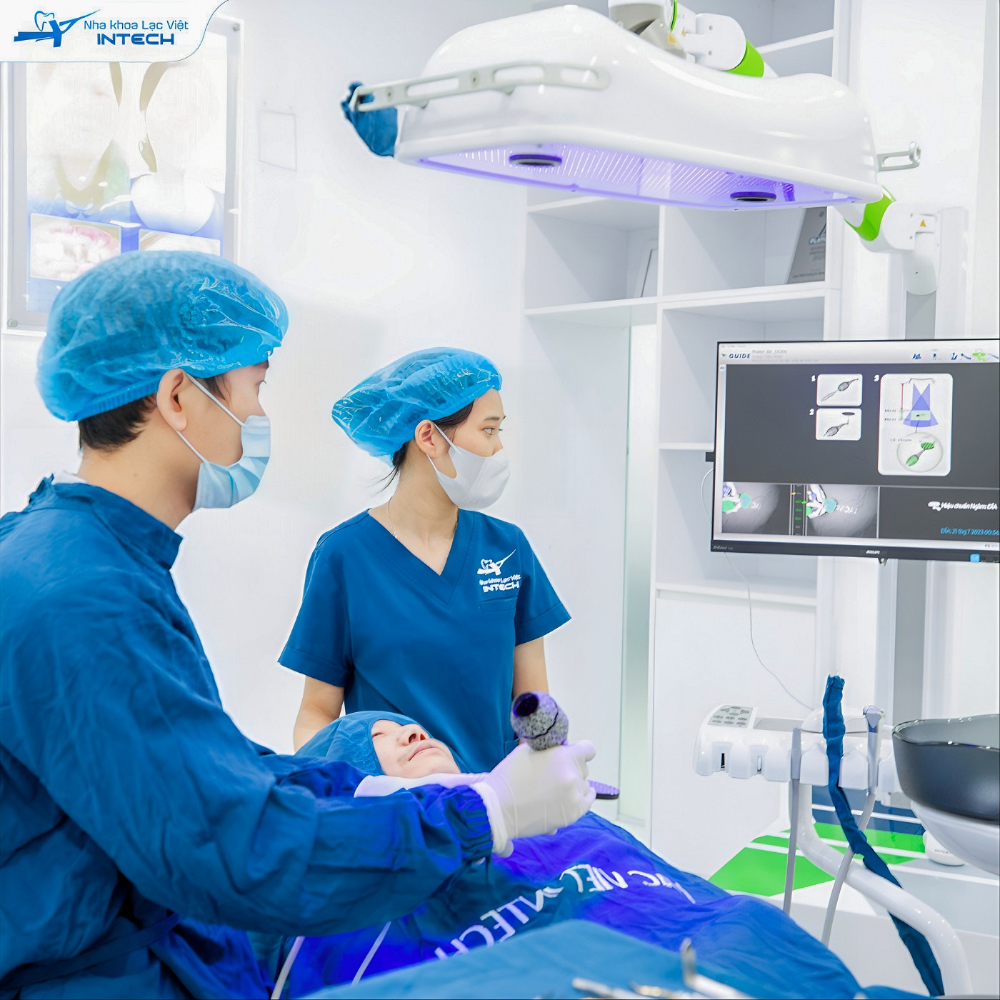 không cảm thấy đau trong quá trình cắm Implant