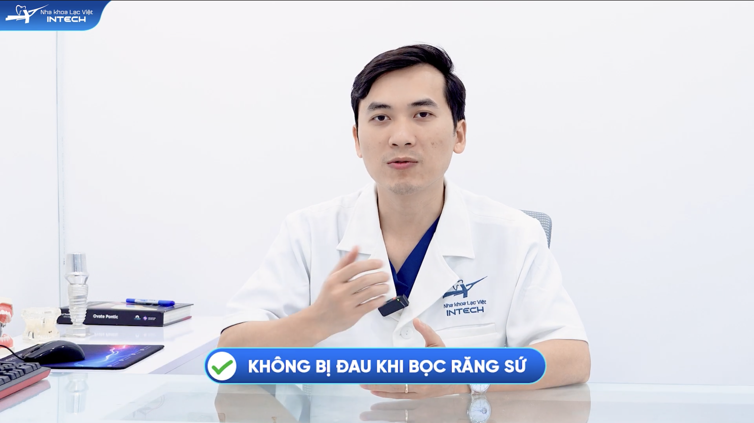 Sự thật là bọc răng sứ không hề đau nếu được làm đúng kỹ thuật