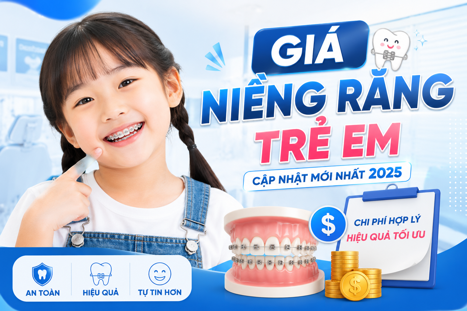 Giá niềng răng trẻ em: Giải mã chi phí, lợi ích và lựa chọn tối ưu 2026