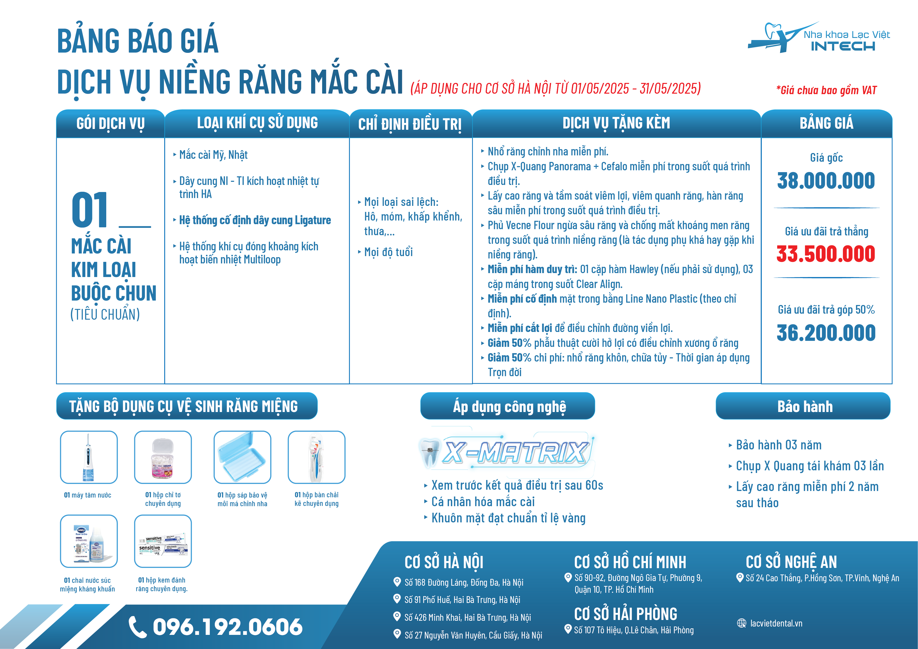 giá mắc cài thường 