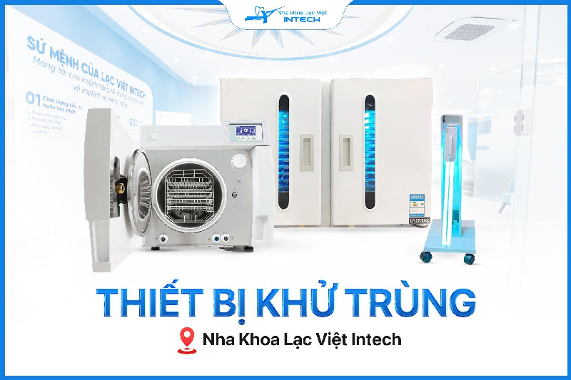 Hệ thống nha khoa uy tín sử dụng thiết bị khử trùng chuyên dụng, đảm bảo việc phẫu thuật diễn ra an toàn