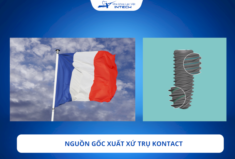 Trụ Implant Kontact là sản phẩm của công ty Biotech Dental - một thương hiệu nha khoa lâu đời tại Pháp