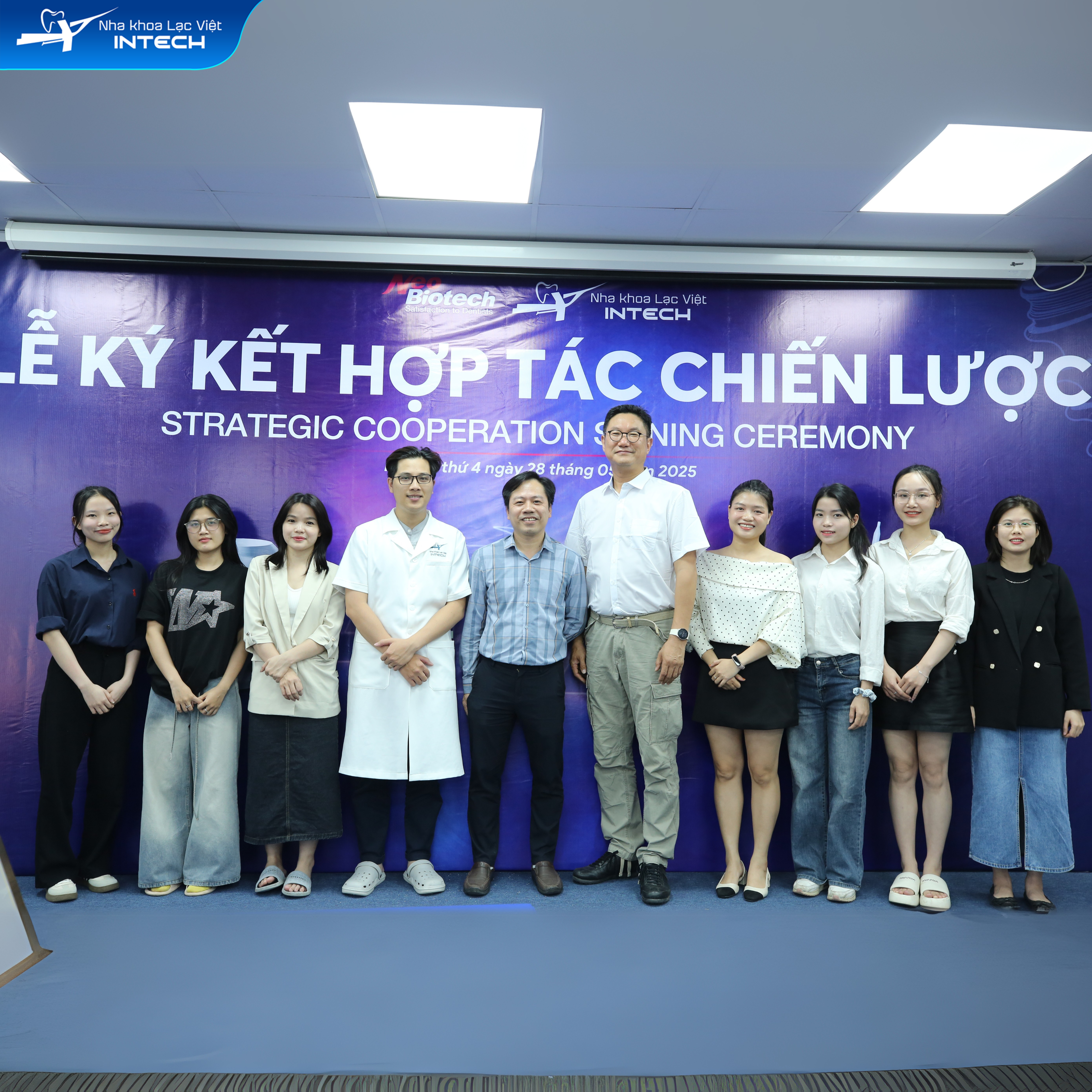NHA KHOA LẠC VIỆT INTECH & NEO BIOTECH CHÍNH THỨC KÝ KẾT HỢP TÁC CHIẾN LƯỢC