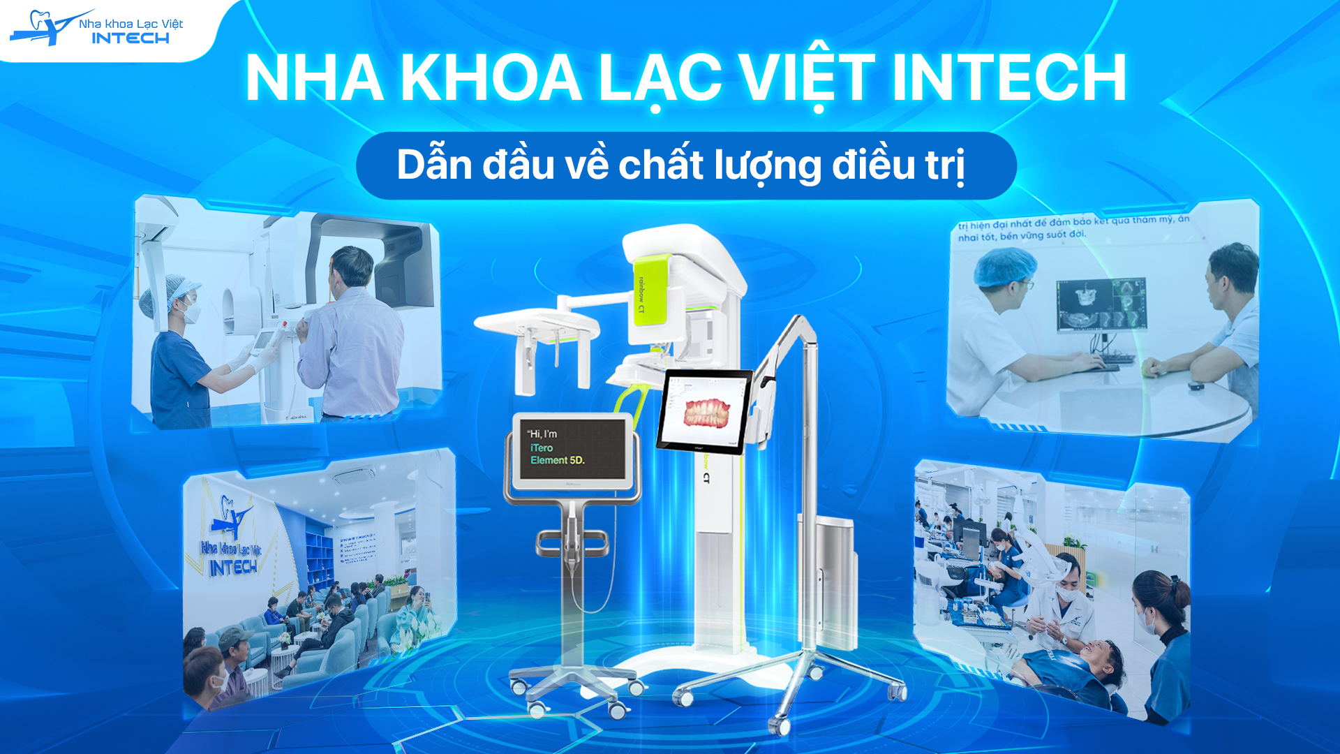 Nha khoa Lạc Việt sử dụng máy CT Cone Beam và các công nghệ tiên tiến khác, giúp tăng tỷ lệ trồng Implant thành công