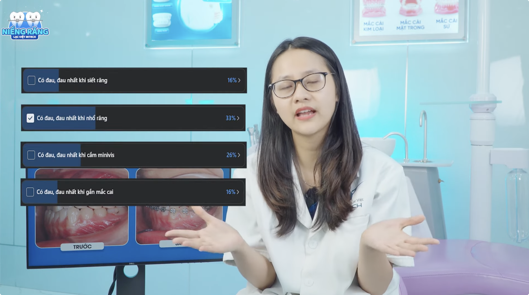 niểng răng có đau không