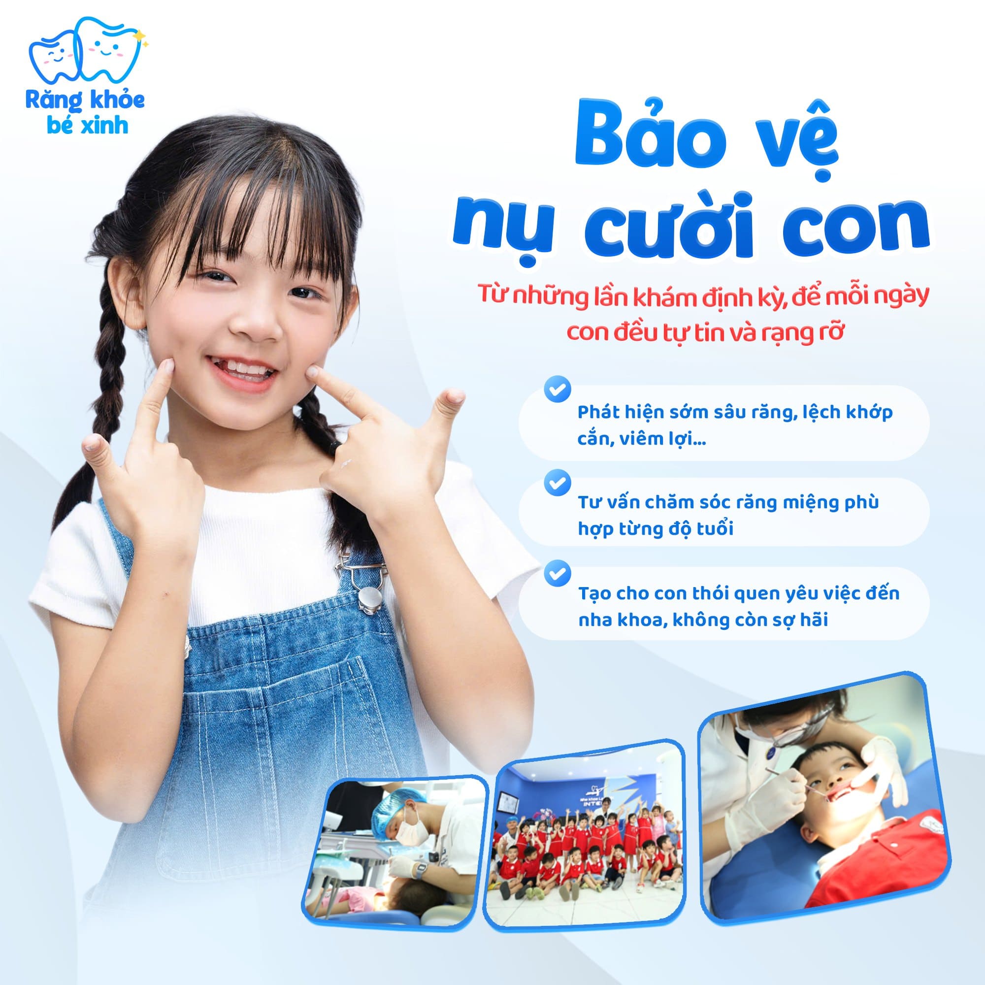 Khám răng định kỳ giúp phát hiện sớm sâu răng và sai lệch khớp cắn ở trẻ.