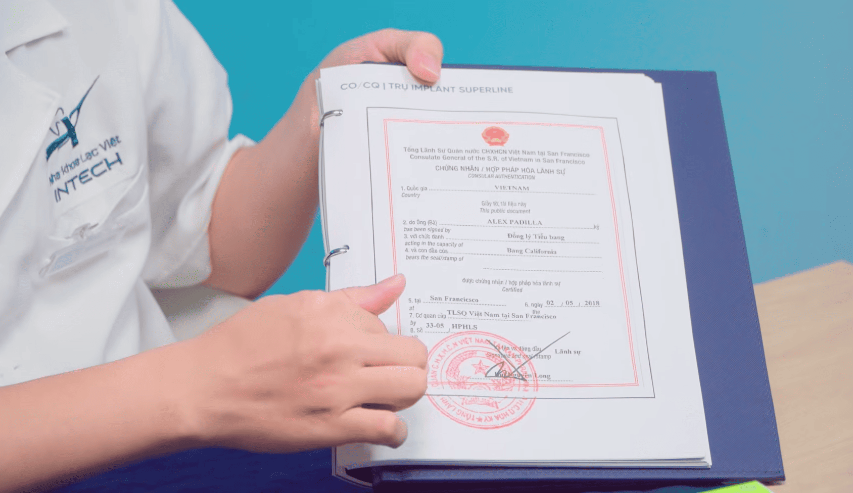 kiểm tra thông tin labo trồng implant